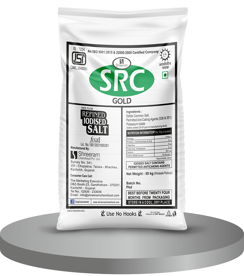 SRC Gold Refined Iodised Salt